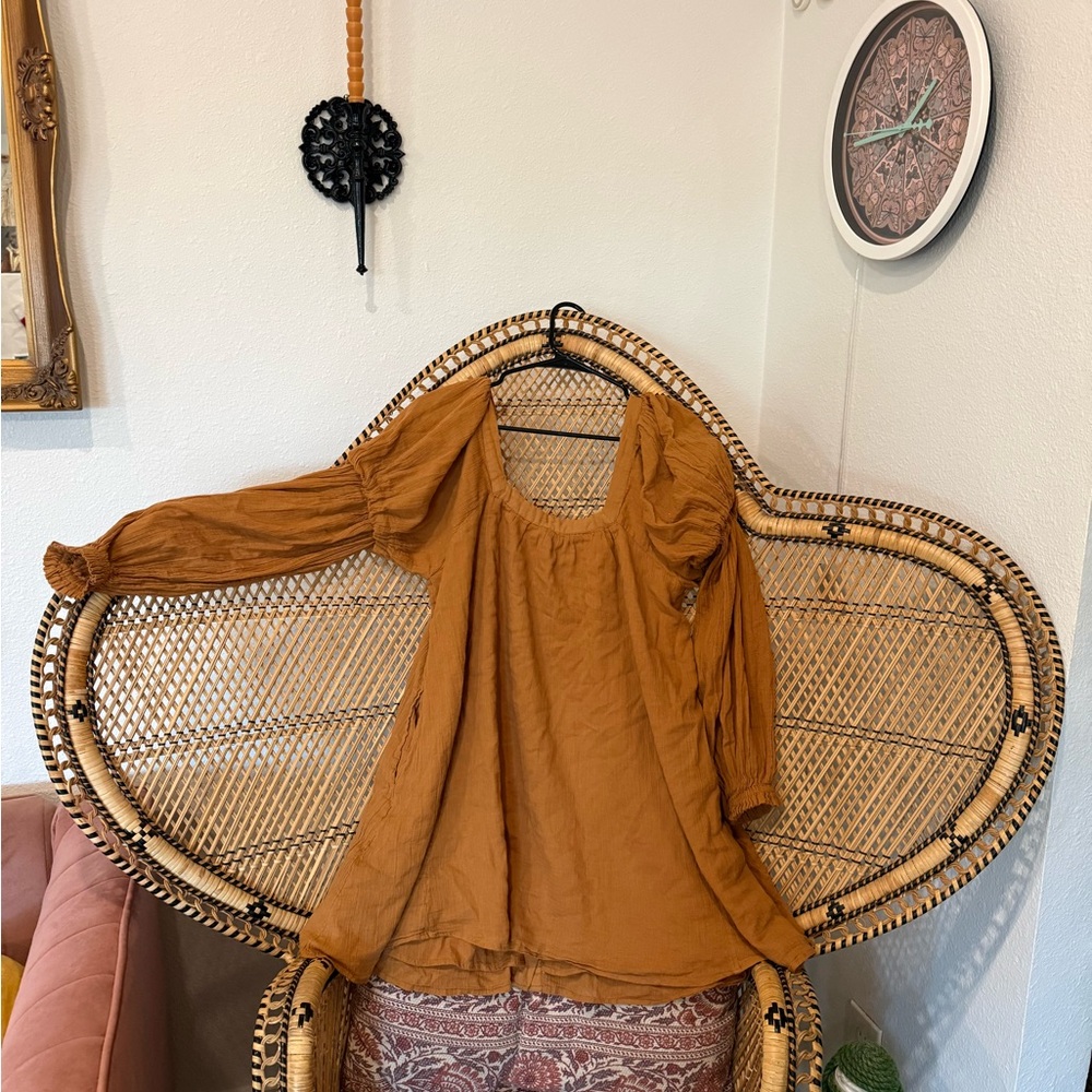 Free People Orange Tunic - Picture 5 of 6